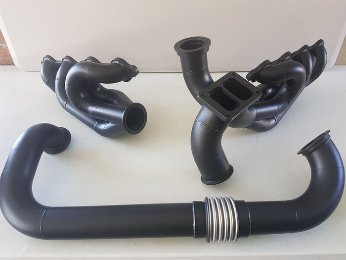 SINGLE TURBO 4-1 STEAM PIPE HEADERS - pair ****MADE TO ORDER****